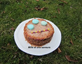 Molly cake avec curd framboise