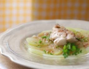 Maquereau sur lit de choux-raves