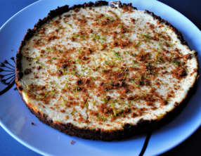 Cheesecake au citron vert et speculoos