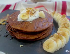 Pancake au butternut et au cacao