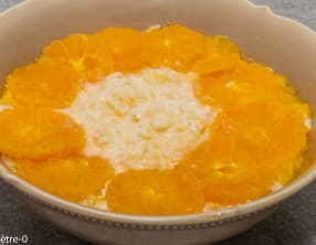Riz au lait à l'orange