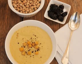 Velouté de panais et pois chiche