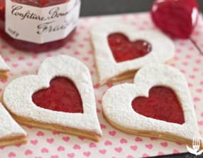 Sablés Coeur rouge d'Amour