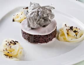 Ravioles de seiche farcie au riz venere