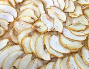 Tarte aux pommes au caramel beurre salé