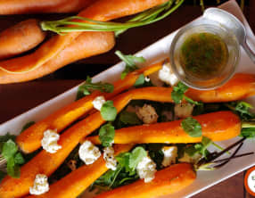 Carottes grillées au cumin et à la menthe