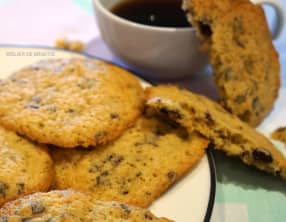 Cookies au chocolat, tendres et fondants