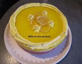 Douceur citron et framboises