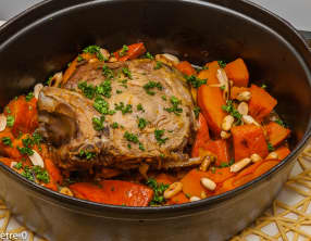 Echine potimarron et cacahuètes