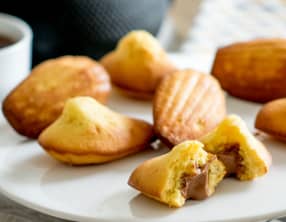 Madeleines au gianduja