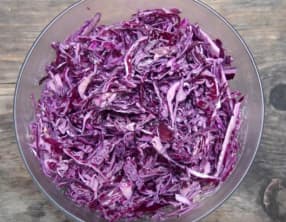 Salade de chou rouge