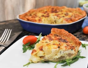 Quiche aux panais, aux poire et à la Fourme d’Ambert