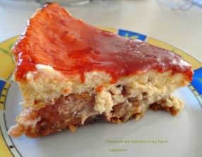 Cheesecake aux spéculoos et aux figues