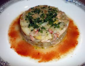 Compotée de Perles du Nord aux lardons