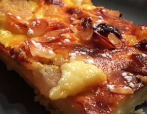 Tarte aux poires et crème pâtissière