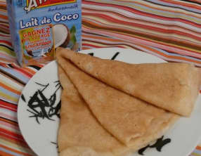 Crêpes au Lait de Coco