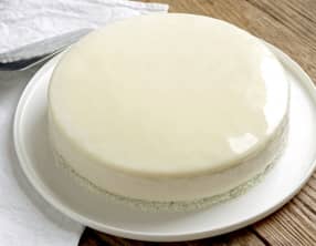 Glaçage miroir blanc et coloré