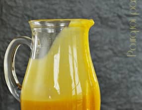 Sauce caramel passion banane