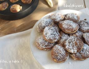 Ebelskivers, petites crêpes danoises