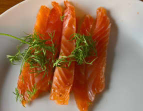 Saumon gravlax
