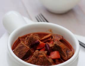 Boeuf mijoté façon chili con carne