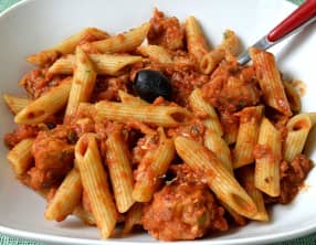 Pâtes au thon et à la tomate