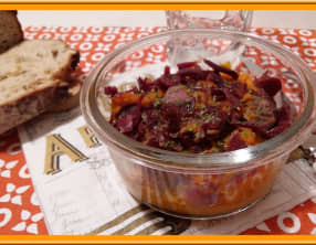 Parmentier de gésiers aux carottes