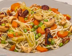 Nouilles chinoises aux légumes