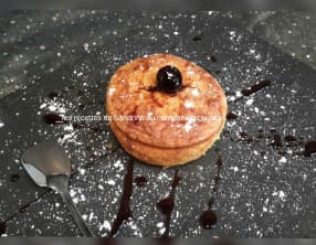 Fondant au chocolat blanc et aux cerises amaréna