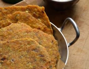 Pain indien aux carottes