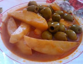 Tajine zitoune aux frites Carsg