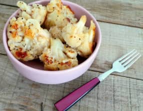 Chou-fleur poêlé au sirop d'érable et aux épices du Trappeur