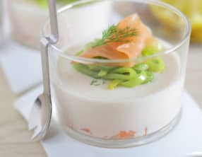 Panna cotta au saumon