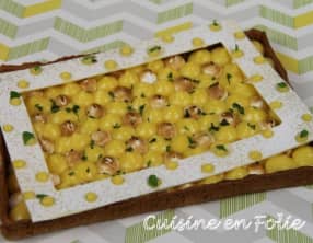 Tarte citron-basilic