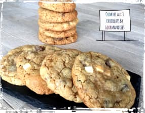 Cookies aux 3 chocolats