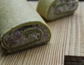 Poireaux cachés en gâteau roulé