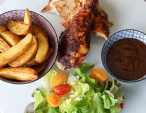 Poulet fumé à l'américaine