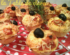 Muffins façon pizza