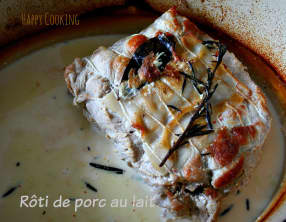 Rôti de porc au lait