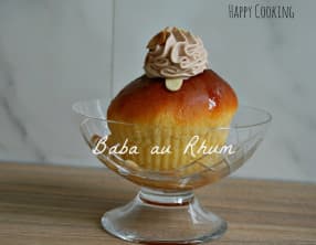 Baba au rhum Chantilly pralinée