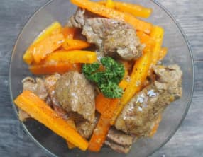 Sauté de veau aux carottes