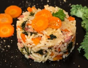 Riz pilaf au chou kale