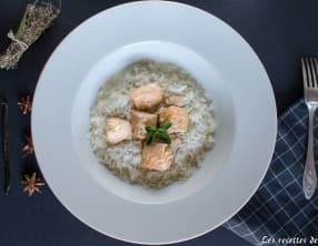 Blanquette de saumon à la vanille