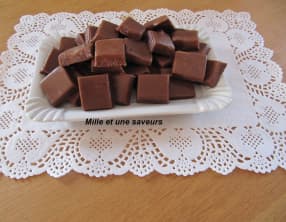 Caramels mous au chocolat à la fleur de sel