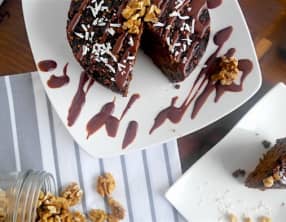 Gateau au cacao et avoine