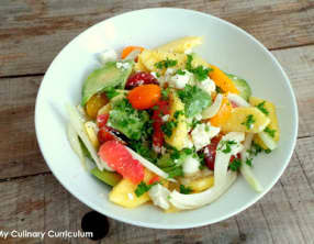 Salade colorée parce que c'est bientôt le printemps