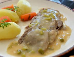 Langue de boeuf sauce piquante