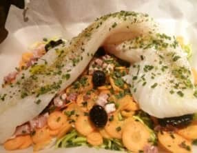 Cabillaud en papillote