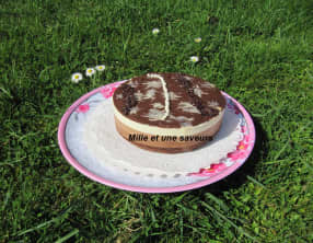 Bavarois 3 chocolats et ses marbrures