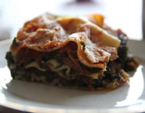Lasagnes épinards tomates séchées